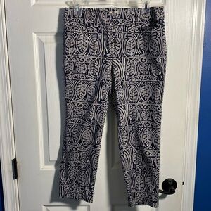 Loft Outlet Original Print Ankle Pant, 6P